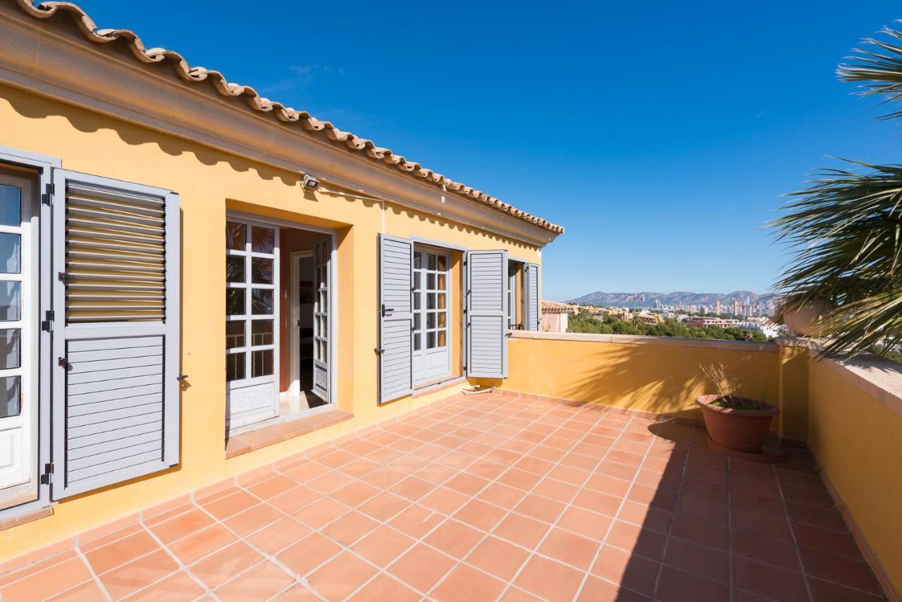 Villa Exclusiva Con Espectaculares Vistas Al Mediterraneo Cala de Finestrat Luaran gambar