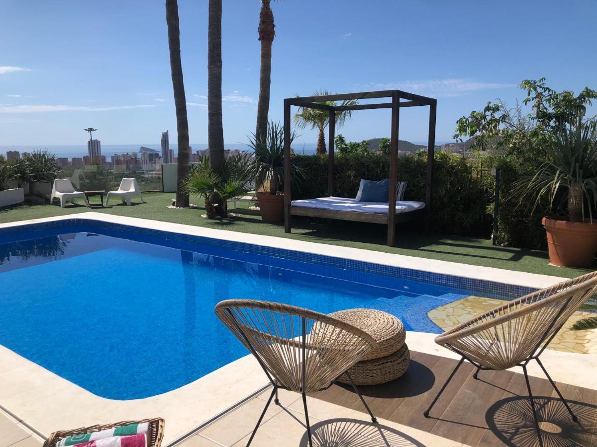 Villa Exclusiva Con Espectaculares Vistas Al Mediterraneo Cala de Finestrat Luaran gambar