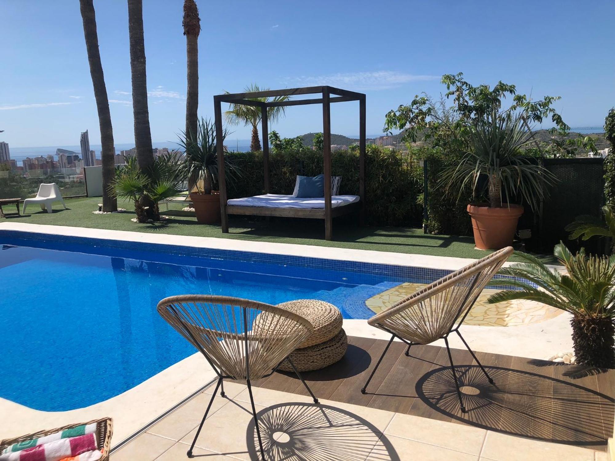 Villa Exclusiva Con Espectaculares Vistas Al Mediterraneo Cala de Finestrat Bilik gambar